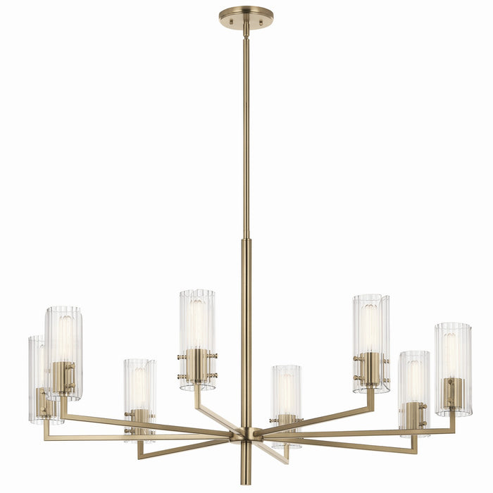 Myhouse Lighting Kichler - 52680CPZ - Eight Light Chandelier - Velestino - Champagne Bronze