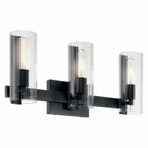 Myhouse Lighting Kichler - 55168BK - Three Light Vanity - Jemsa - Black