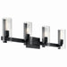 Myhouse Lighting Kichler - 55169BK - Four Light Vanity - Jemsa - Black