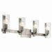 Myhouse Lighting Kichler - 55169NI - Four Light Vanity - Jemsa - Brushed Nickel