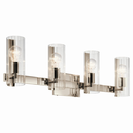 Myhouse Lighting Kichler - 55169PN - Four Light Vanity - Jemsa - Polished Nickel