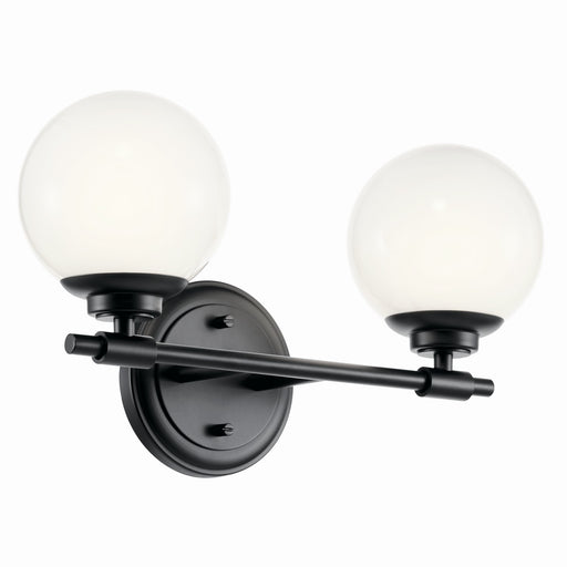 Myhouse Lighting Kichler - 55171BK - Two Light Vanity - Benno - Black