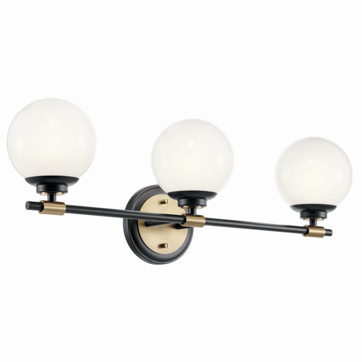 Myhouse Lighting Kichler - 55172BKCPZ - Three Light Vanity - Benno - Black