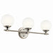 Myhouse Lighting Kichler - 55172PN - Three Light Vanity - Benno - Polished Nickel