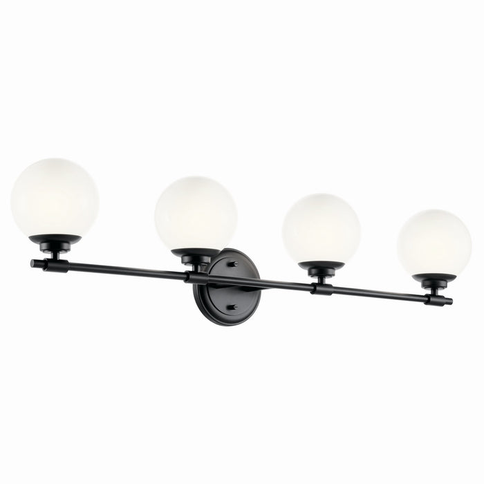 Myhouse Lighting Kichler - 55173BK - Four Light Vanity - Benno - Black