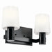 Myhouse Lighting Kichler - 55175BK - Two Light Vanity - Adani - Black