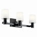 Myhouse Lighting Kichler - 55176BK - Three Light Vanity - Adani - Black