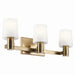 Myhouse Lighting Kichler - 55176CPZ - Three Light Vanity - Adani - Champagne Bronze