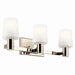 Myhouse Lighting Kichler - 55176PN - Three Light Vanity - Adani - Polished Nickel