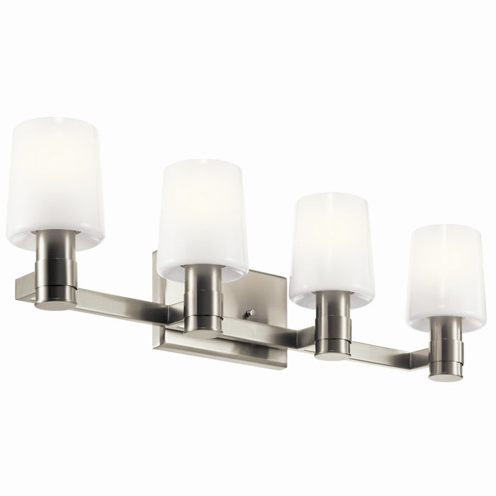 Myhouse Lighting Kichler - 55177NI - Four Light Vanity - Adani - Brushed Nickel