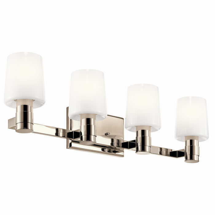 Myhouse Lighting Kichler - 55177PN - Four Light Vanity - Adani - Polished Nickel