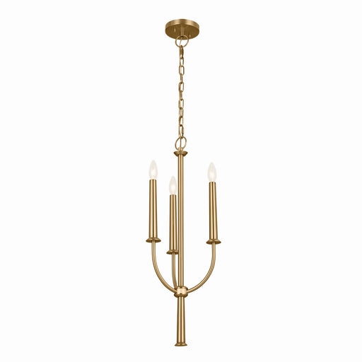 Myhouse Lighting Kichler - 52496BNB - Three Light Mini Chandelier - Florence - Brushed Natural Brass