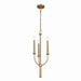 Myhouse Lighting Kichler - 52496BNB - Three Light Mini Chandelier - Florence - Brushed Natural Brass