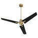 Myhouse Lighting Oxygen - 3-131-40 - 56" Ceiling Fan - Halcyon - Aged Brass