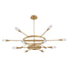 Myhouse Lighting Oxygen - 3-6119-40 - LED Chandelier - Sperano - Aged Brass