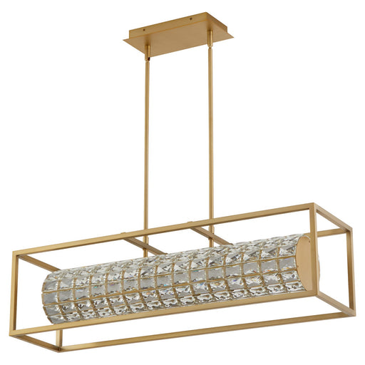 Myhouse Lighting Oxygen - 3-676-40 - LED Linear Pendant - Elan - Aged Brass