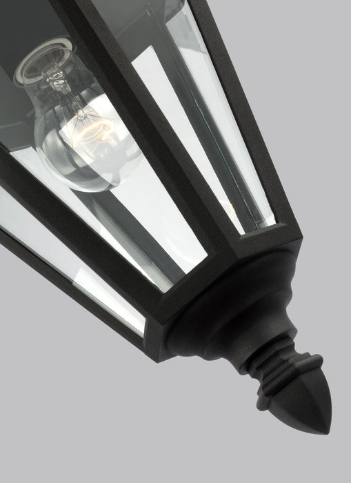 Myhouse Lighting Generation Lighting - 6025-12 - One Light Outdoor Pendant - Brentwood - Black