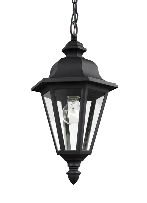 Myhouse Lighting Generation Lighting - 6025-12 - One Light Outdoor Pendant - Brentwood - Black