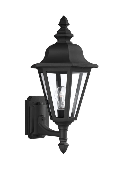 Myhouse Lighting Generation Lighting - 8824-12 - One Light Outdoor Wall Lantern - Brentwood - Black