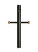 Myhouse Lighting Generation Lighting - 8114-12 - Post with Ladder Rest and Photo Cell - Outdoor Posts - Black