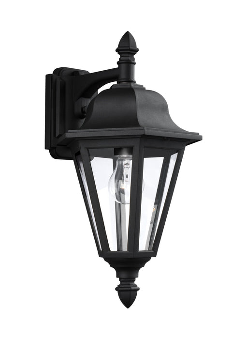 Myhouse Lighting Generation Lighting - 8825-12 - One Light Outdoor Wall Lantern - Brentwood - Black