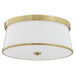 Myhouse Lighting Quorum - 3203-20-80 - Four Light Ceiling Mount - Weir - Aged Brass