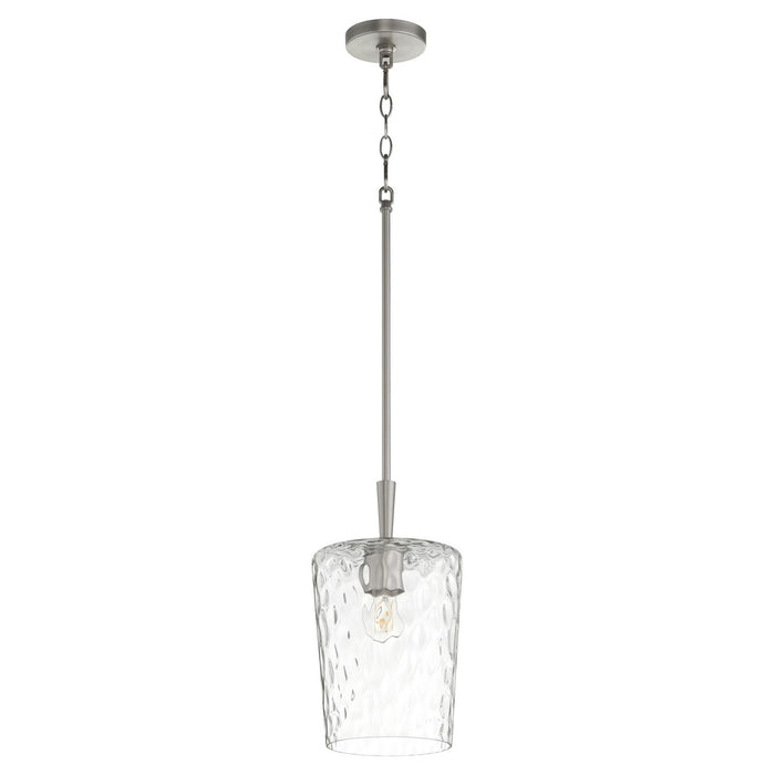 Myhouse Lighting Quorum - 3204-65 - One Light Pendant - Goodwin - Satin Nickel