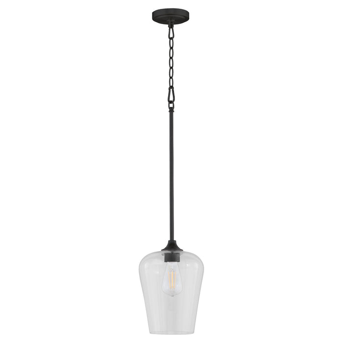 Myhouse Lighting Quorum - 3313-59 - One Light Pendant - Raymond - Matte Black