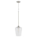 Myhouse Lighting Quorum - 3313-65 - One Light Pendant - Raymond - Satin Nickel