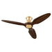 Myhouse Lighting Quorum - 39563-80 - 56" Ceiling Fan - Veleta - Aged Brass