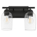 Myhouse Lighting Quorum - 5112-2-59 - Two Light Vanity - Wallinger - Matte Black