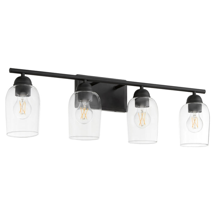 Myhouse Lighting Quorum - 5112-4-59 - Four Light Vanity - Wallinger - Matte Black