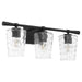 Myhouse Lighting Quorum - 5204-3-59 - Three Light Vanity - Goodwin - Matte Black