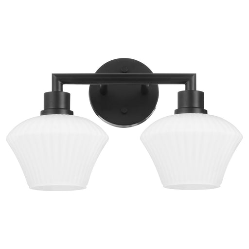 Myhouse Lighting Quorum - 5221-2-59 - Two Light Vanity - Cassini - Matte Black