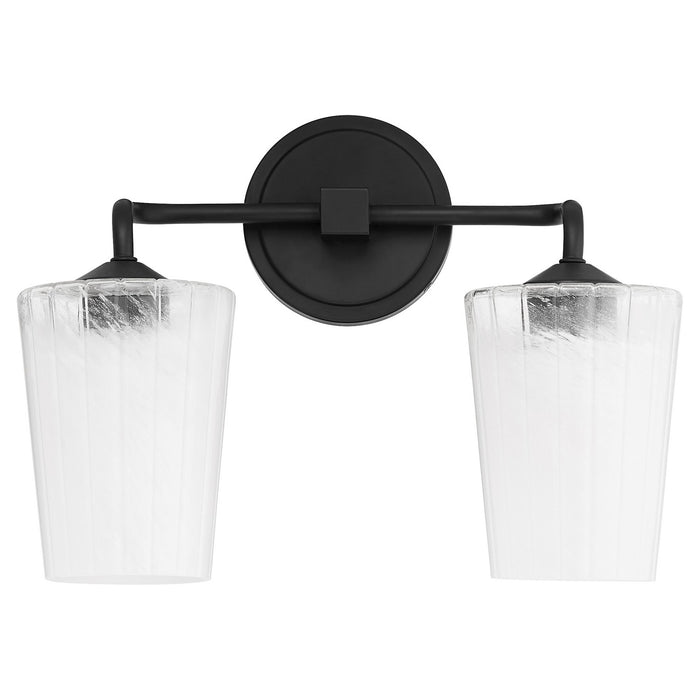 Myhouse Lighting Quorum - 5238-2-59 - Two Light Vanity - Providence - Matte Black