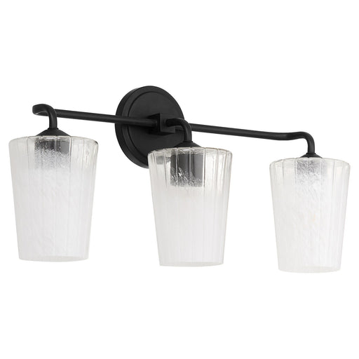 Myhouse Lighting Quorum - 5238-3-59 - Three Light Vanity - Providence - Matte Black