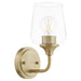 Myhouse Lighting Quorum - 5313-1-80 - One Light Wall Mount - Raymond - Aged Brass