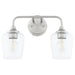 Myhouse Lighting Quorum - 5313-2-65 - Two Light Vanity - Raymond - Satin Nickel