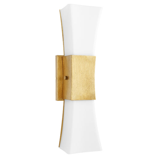 Myhouse Lighting Quorum - 561-2-74 - Two Light Wall Sconce - Ayala - Gold Leaf