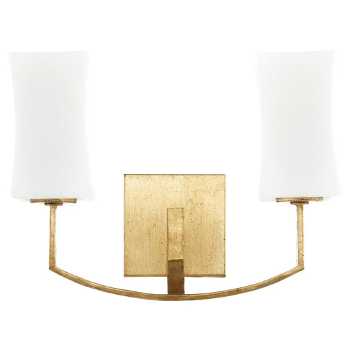 Myhouse Lighting Quorum - 581-2-74 - Two Light Wall Mount - Ayala - Gold Leaf