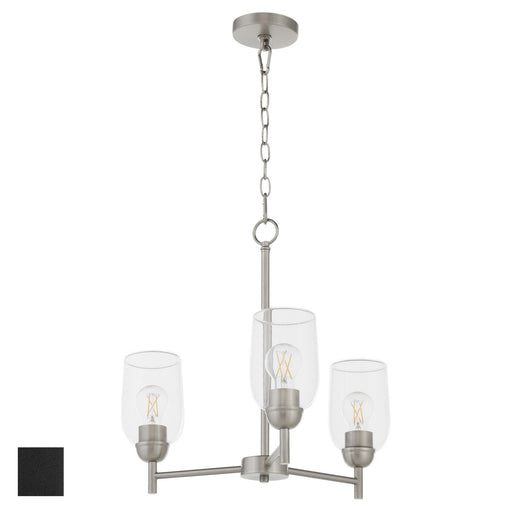 Myhouse Lighting Quorum - 6112-3-59 - Three Light Chandelier - Wallinger - Matte Black