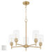 Myhouse Lighting Quorum - 6112-5-65 - Five Light Chandelier - Wallinger - Satin Nickel