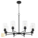 Myhouse Lighting Quorum - 6112-8-80 - Eight Light Chandelier - Wallinger - Aged Brass