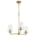 Myhouse Lighting Quorum - 6204-3-80 - Three Light Chandelier - Goodwin - Aged Brass