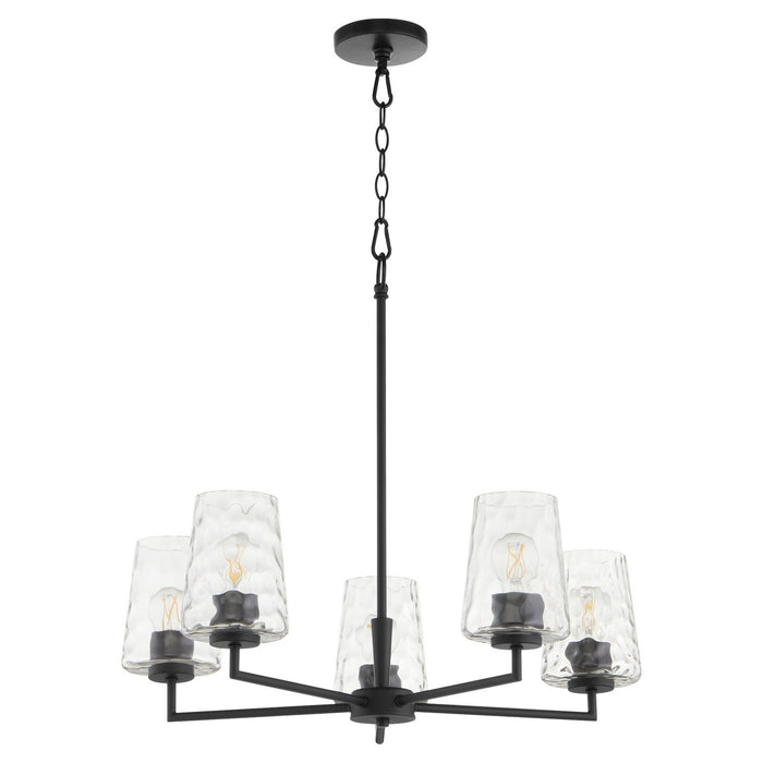 Myhouse Lighting Quorum - 6204-5-59 - Five Light Chandelier - Goodwin - Matte Black