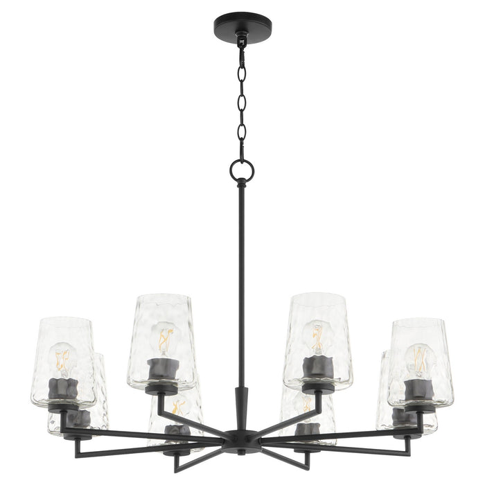 Myhouse Lighting Quorum - 6204-8-59 - Eight Light Chandelier - Goodwin - Matte Black