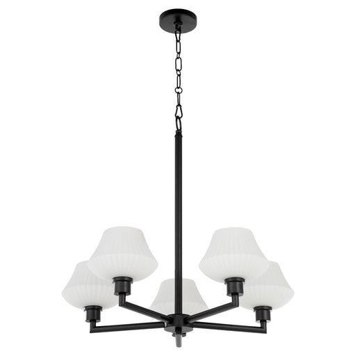 Myhouse Lighting Quorum - 6221-5-59 - Five Light Chandelier - Cassini - Matte Black