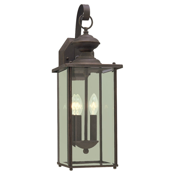 Myhouse Lighting Generation Lighting - 8468-71 - Two Light Outdoor Wall Lantern - Jamestowne - Antique Bronze