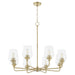 Myhouse Lighting Quorum - 6313-8-80 - Eight Light Chandelier - Raymond - Aged Brass