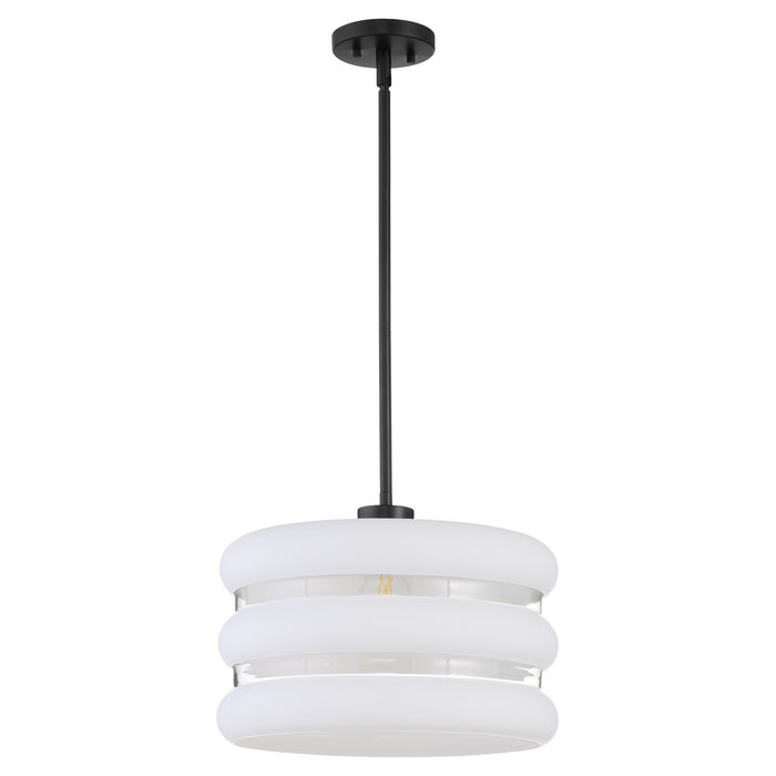 Myhouse Lighting Quorum - 806-59 - One Light Pendant - Gillis - Matte Black